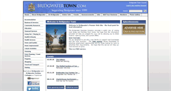 Desktop Screenshot of bridgwatertown.com
