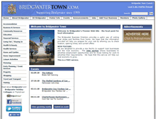 Tablet Screenshot of bridgwatertown.com